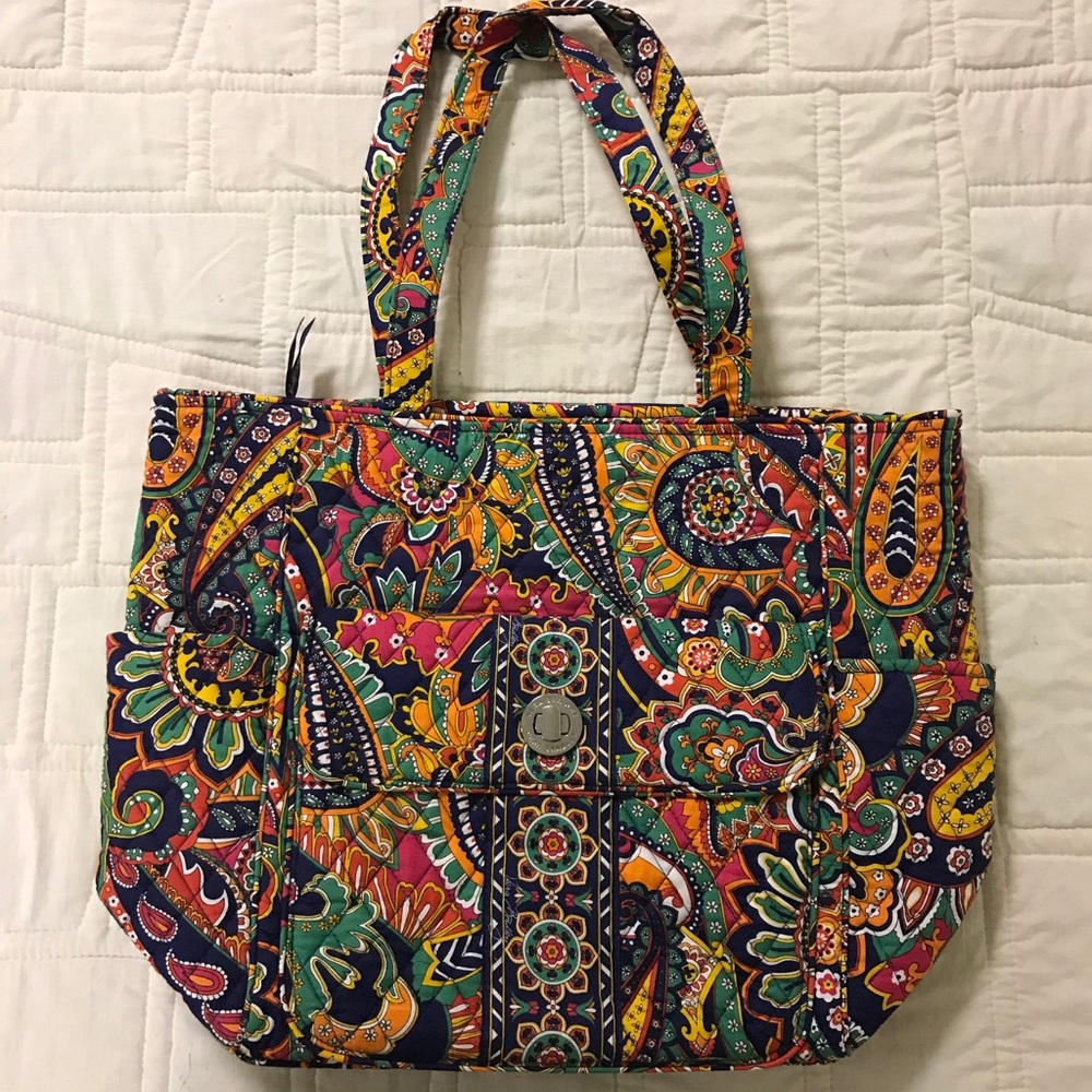 Vera Bradley zipper tote